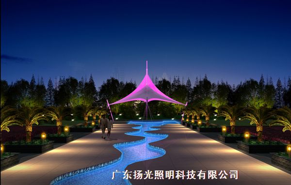 园林夜景betway手机版设计