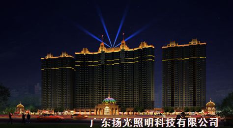 嘉宏世纪豪庭夜景工程