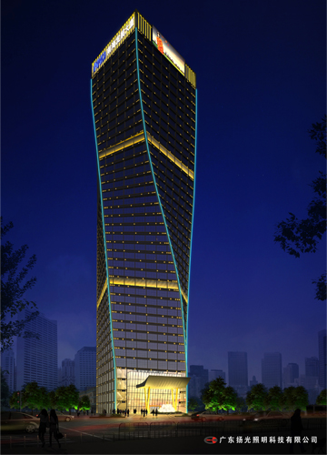 南海发展大厦楼体亮化