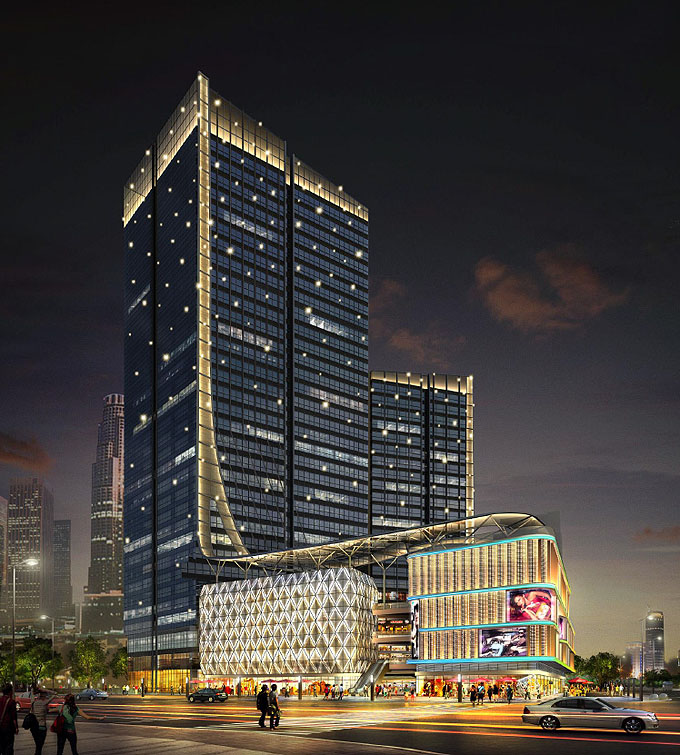 华南区域昆明金地海埂路项目M地块泛光betway手机版工程