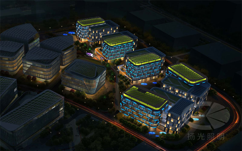 建筑亮化灯光设计效果图