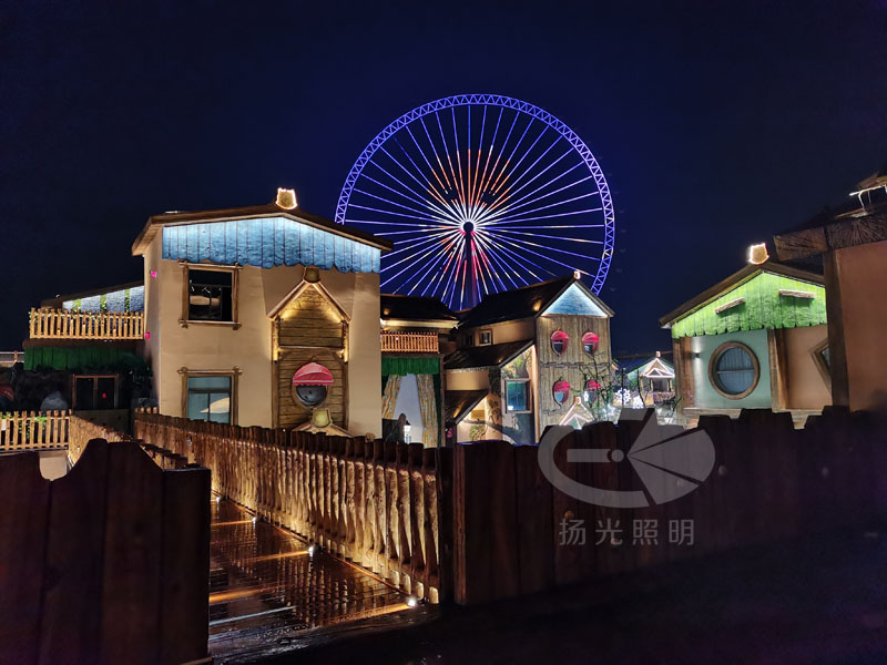 景区夜游灯光工程实拍图一