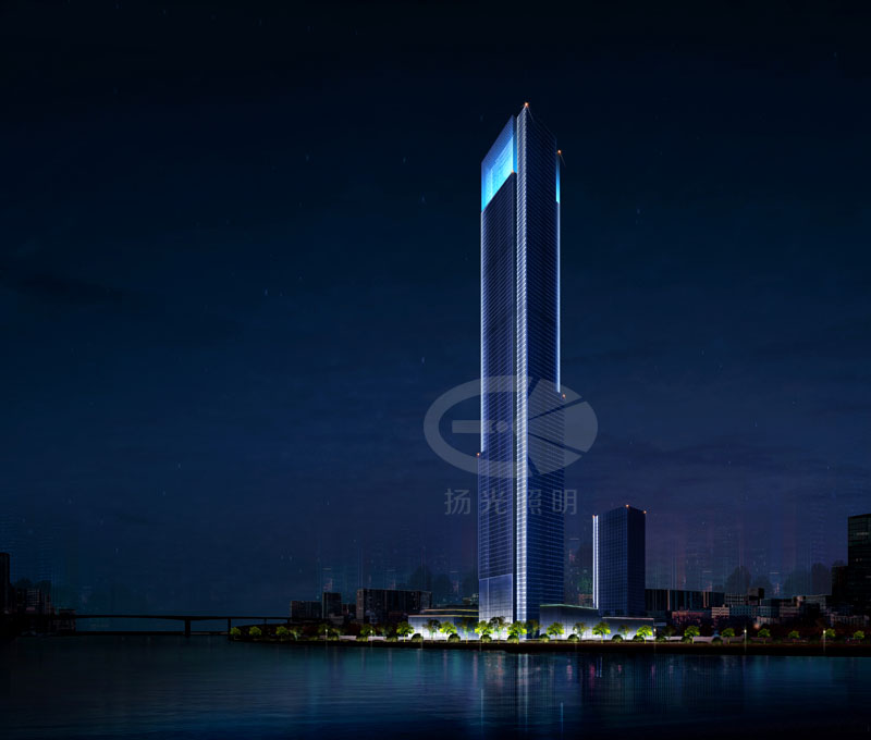 建筑夜景灯光设计效果图一