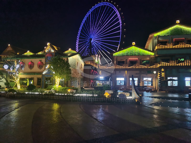 景区夜游灯光设计效果图二