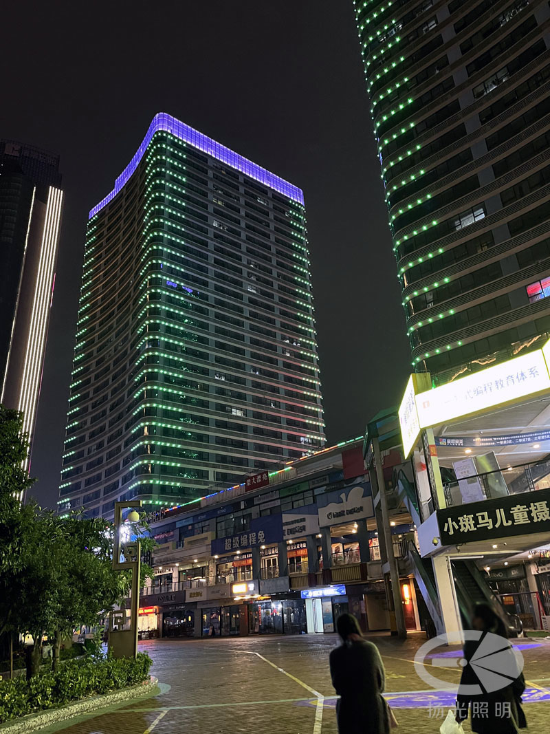 酒店夜景照明工程实景图
