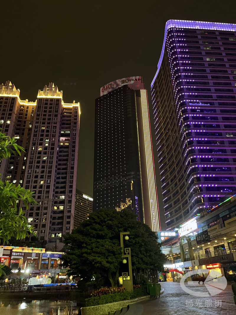 酒店夜景照明工程实景图